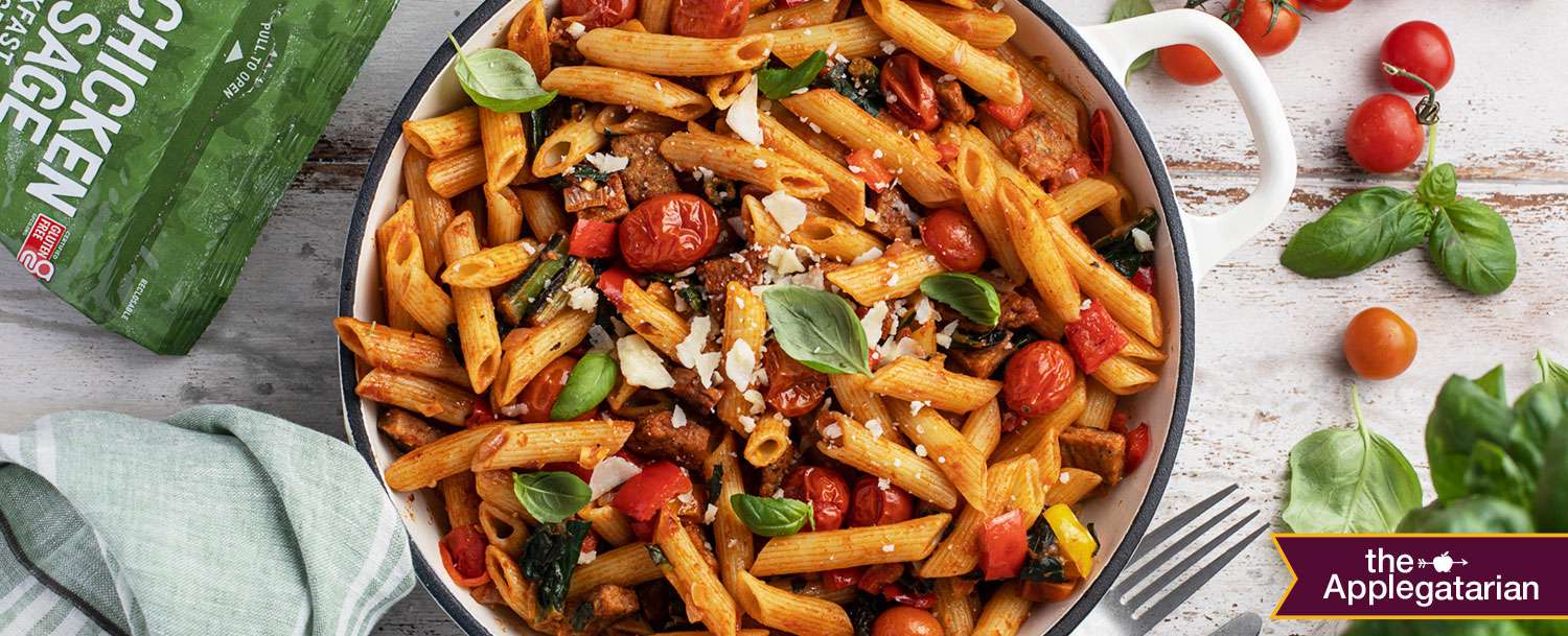 Recipes - One-Pot Chicken Sausage Pasta Recipe - Applegate